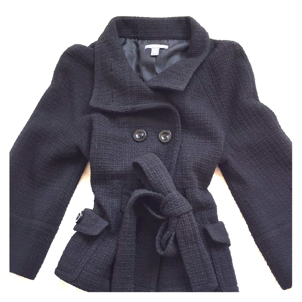 Black apt. 9 belted jacket. Size petite small